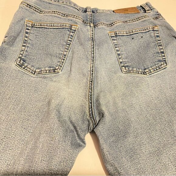 🛍️Lauren Jeans CO. Women’s Topered Leg Blue Jeans Petite Size 6P 💥 - Picture 5 of 8